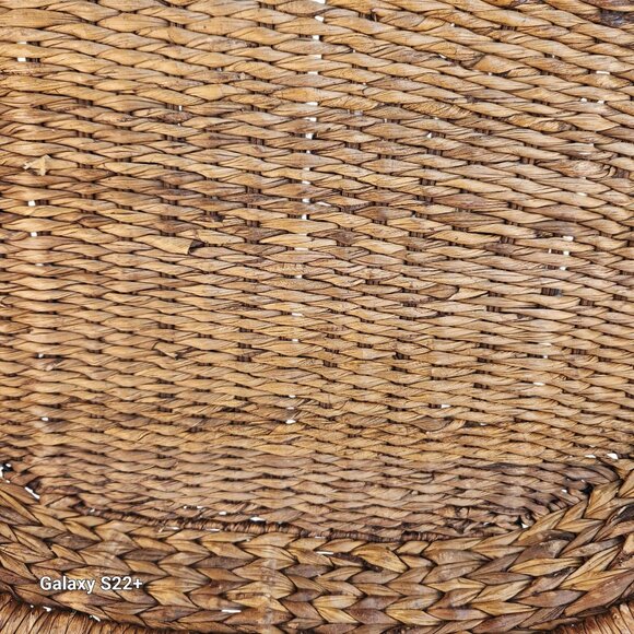 Oval Woven Rattan Serving Tray With Handles For Home Decor Or Entertaining - Picture 4 of 6